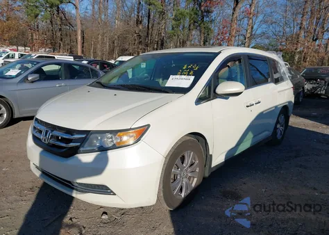 2016 Honda Odyssey Ex-L from USA, damaged, VIN 5FNRL5H66GB012282